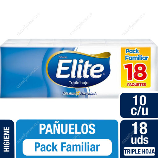 Pañuelo Elite 18 Paquetes De 10 Unid